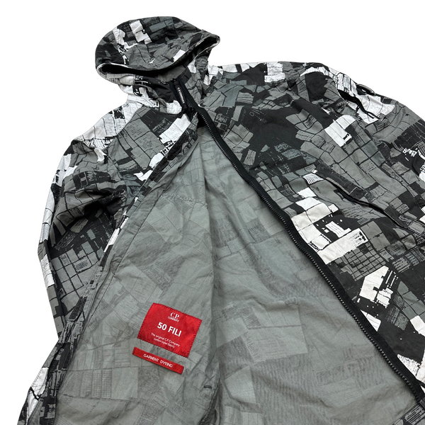 CP Company 50 Fili Patterned Camo Hooded Jacket - Large