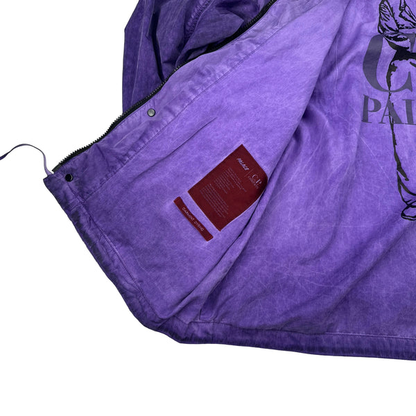 CP Company x Palace Purple Nylon La Mille Goggle Jacket - Large