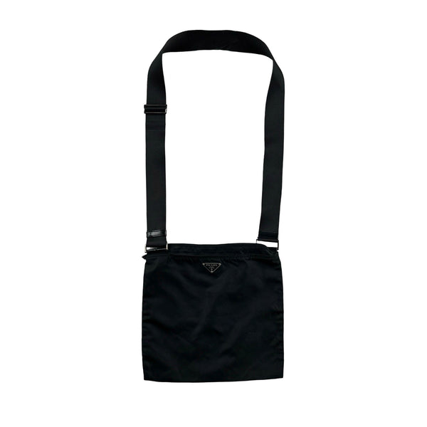 Prada Nylon Emblem Side Bag