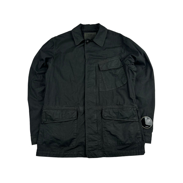 CP Company 50 Fili Plated Resin Military Green Jacket - XL