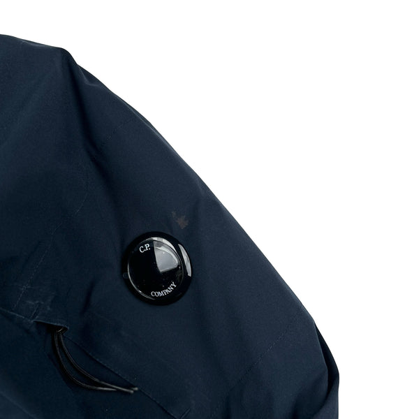 CP Company Navy Padded Pro Tek Lens View Jacket - Medium