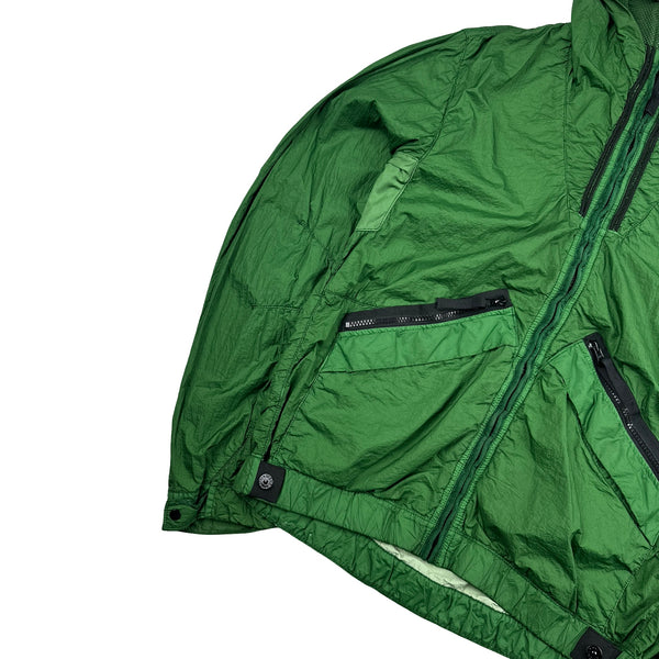 Stone Island 2012 Forest Green Membrana TC Hooded Jacket - Medium