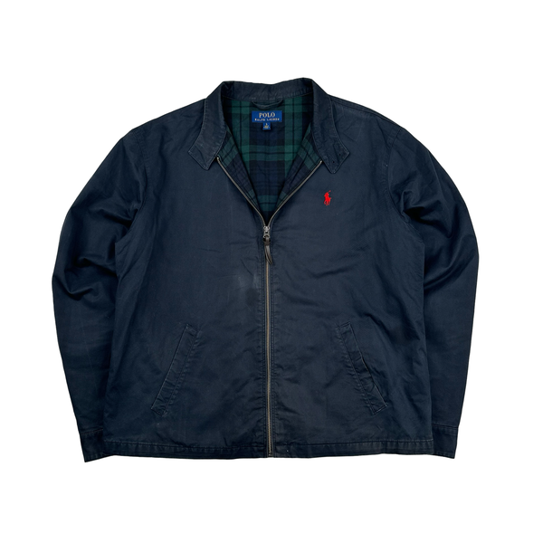 Ralph Lauren Cotton Lined Harrington Jacket - Large