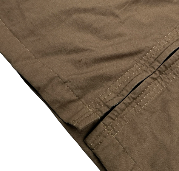 Stone Island 2000 Brown Resin Speciali Vintage Jacket - XL