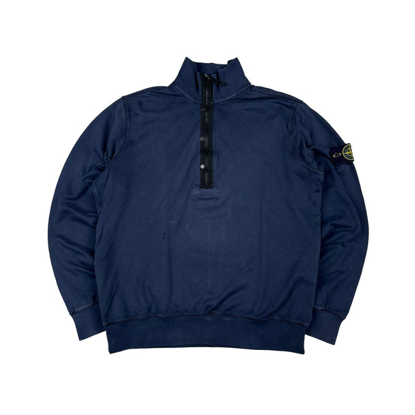 Stone Island Navy 2011 Pullover Cotton Jumper - XL