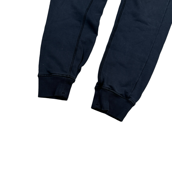 Stone Island Navy Cotton Jogging Bottoms - Small