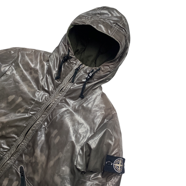 Stone Island Mauve Colour Change Down Filled Ice Jacket - Small