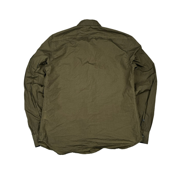 CP Company Khaki Taylon L Overshirt - Large