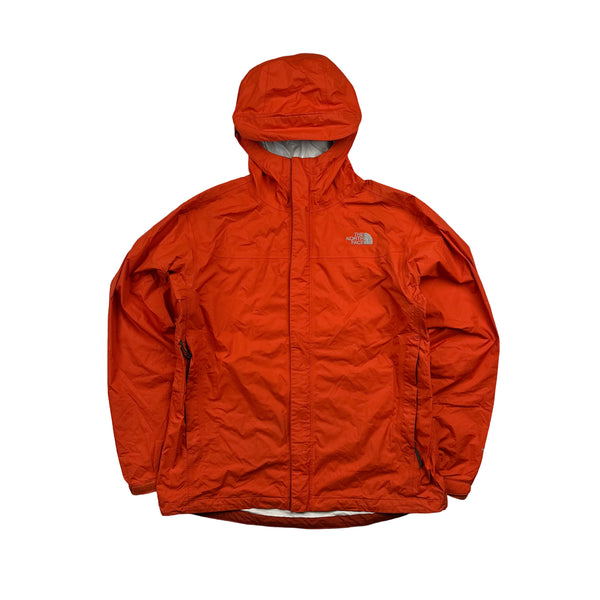 North Face Lighter Orange HyVent 2.5L Rain Jacket Medium