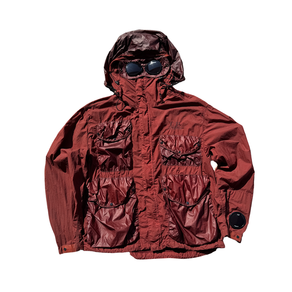 CP Company Rust Taylon P La Mile Goggle Jacket - Large