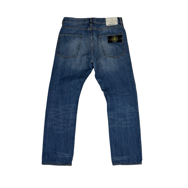 Stone Island 2010 Regular Fit Light Blue Denim Jeans - 32"