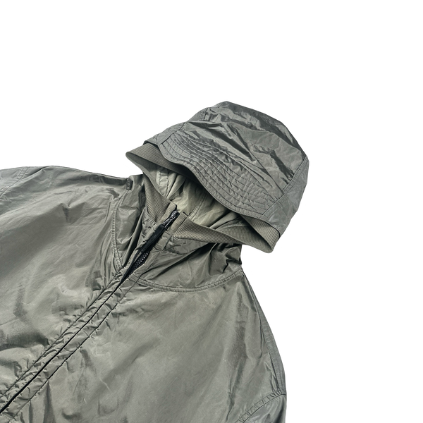 Stone Island Grey 2007 Nylon Metal Hooded Jacket - XXL