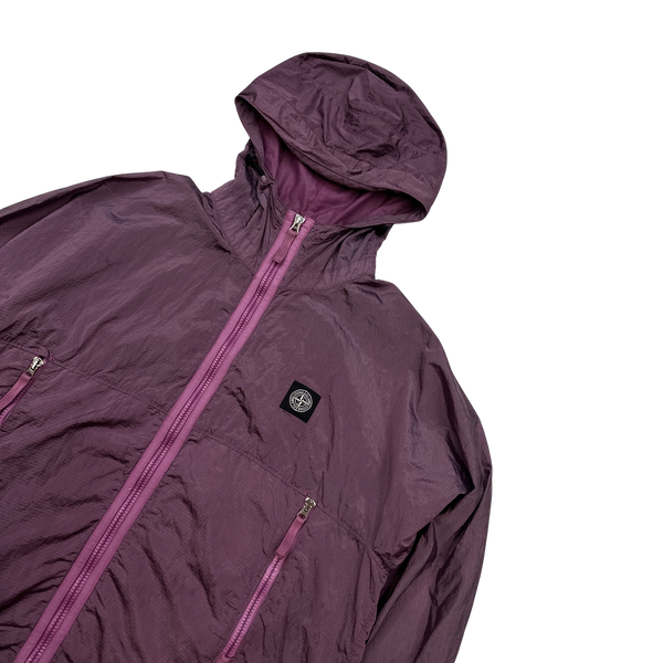 Stone Island Nylon Metal Watro Hooded Jacket Medium Mat s Island