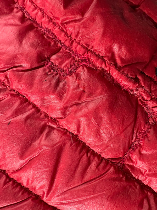 Stone Island 2013 Red Garment Dyed Down Puffer Jacket - Small