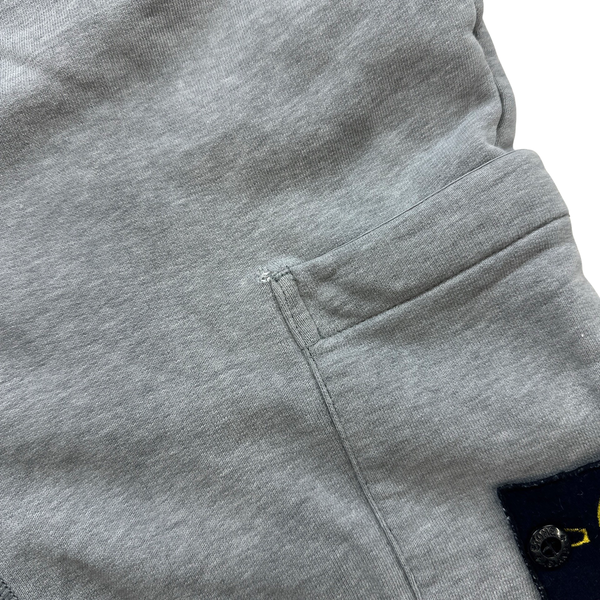 Stone Island Light Grey Cotton Joggers - Medium