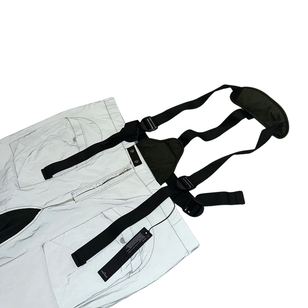 Stone Island 2018 Green Reflective Back Badge Overalls - XXL