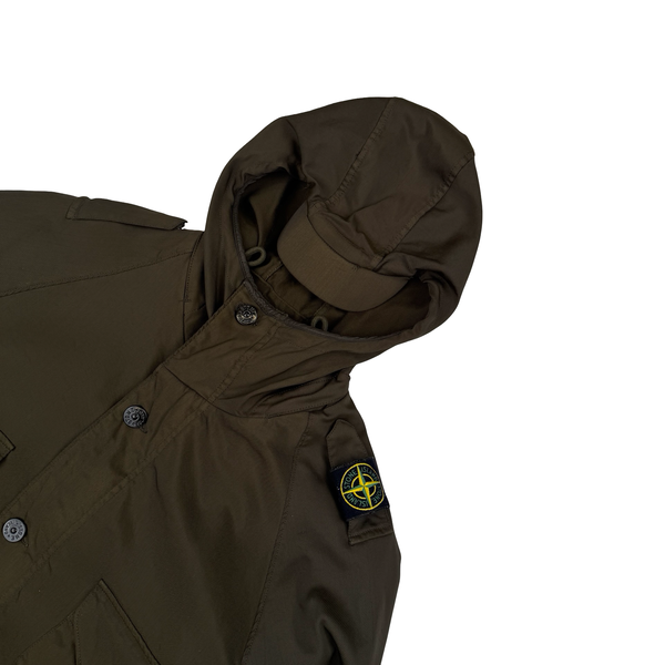 Stone Island 2006 Vintage Dutch Rope Lined Peaked Hood Multi Pocket Jacket - Medium