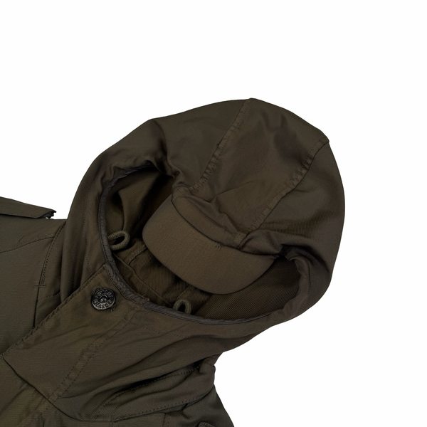 Stone Island 2006 Vintage Dutch Rope Lined Peaked Hood Multi Pocket Jacket - Medium