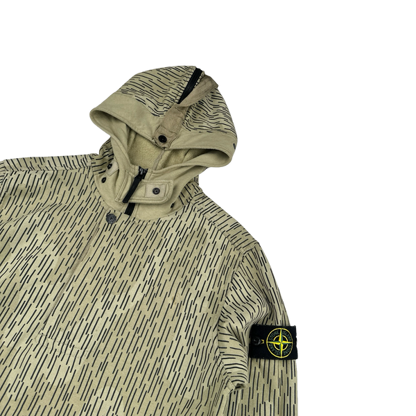 Stone Island 2021 Reflective Rain Camo Pullover Hoodie - Medium