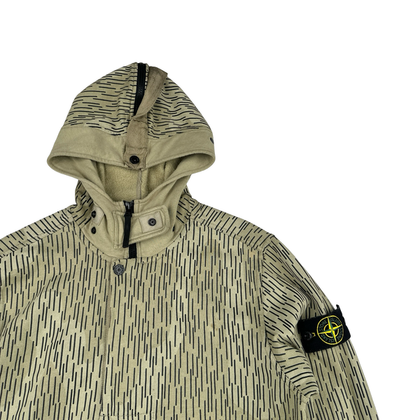 Stone Island 2021 Reflective Rain Camo Pullover Hoodie - Medium