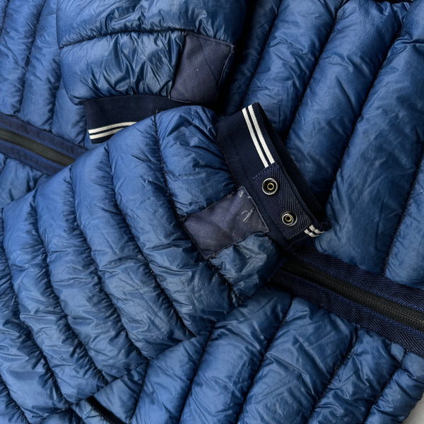 Stone Island Blue Garment Dyed Down Puffer Jacket - XL