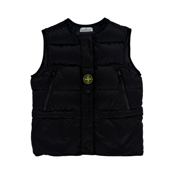 Stone Island 2021 Ripstop Goretex Paclite Gilet 2 In 1 Jacket - Small