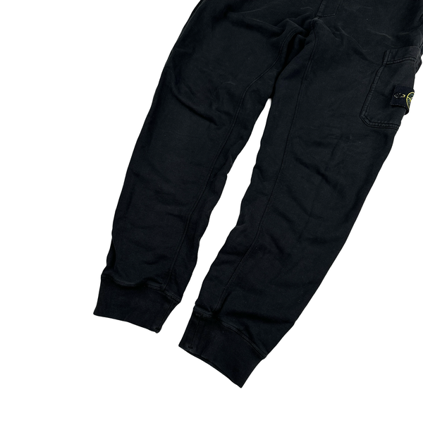 Stone Island Supreme 2014 Black Cotton Spellout Tracksuit Set - Large