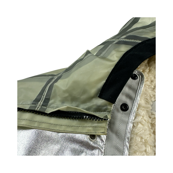 Stone Island 2015 Sherling Lined Poly Cover Jacket - XL
