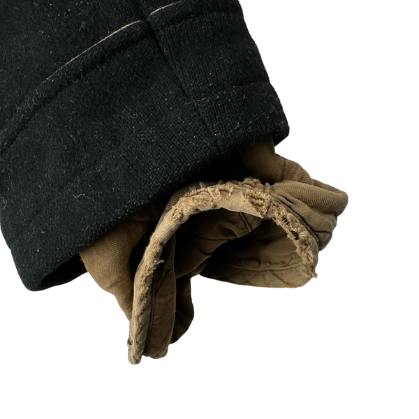 Stone Island 2002 Navy Wool Dual Layer Pea Coat - Large