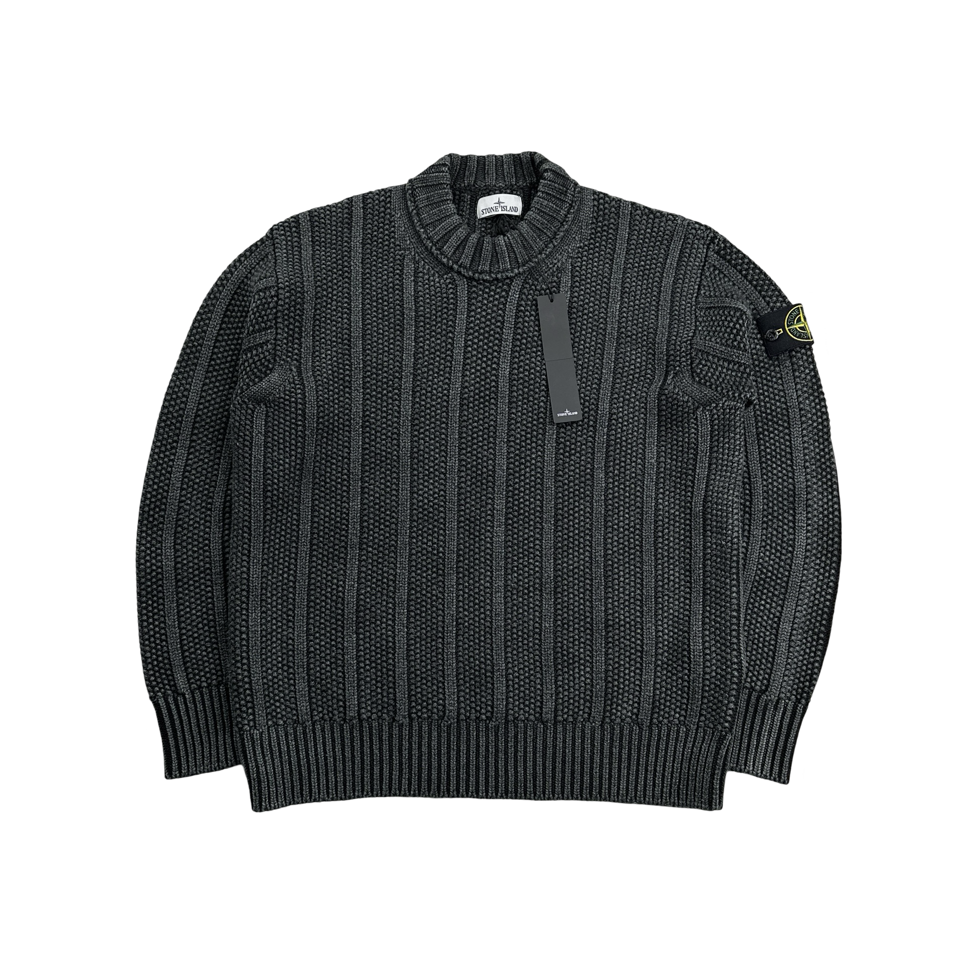 Stone 2003aw presidentknit（ダークグレー） STONE ISLAND THE