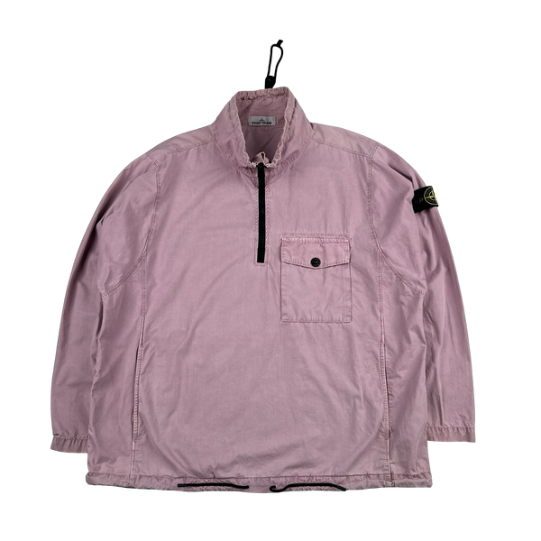 Stone Island 2020 Pink Cotton Smock Pullover - XL