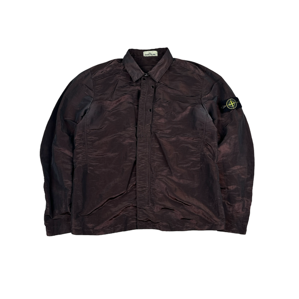 Stone Island 2016 Dark Red Weft Overshirt - XXL