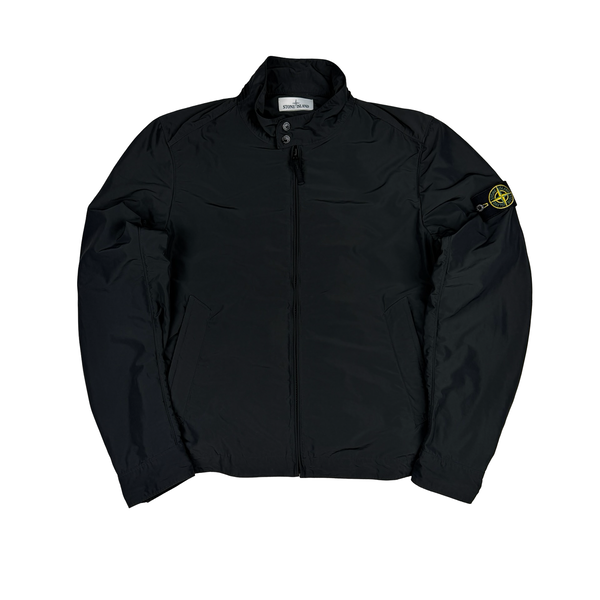 Stone Island 2014 Black Micro Reps Bomber Jacket - XXL