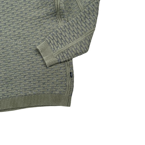 Stone Island 2015 Shadow Project Green Crewneck Knitted Jumper - Large