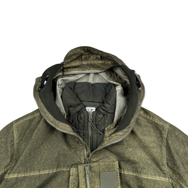 CP Company Explorer Metropolis Co Ted Khaki Multipocketed Lined Jacket - XXL