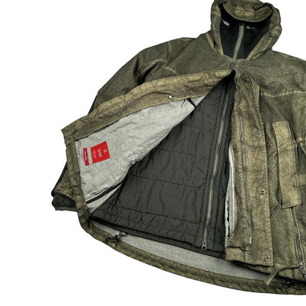 CP Company Explorer Metropolis Co Ted Khaki Multipocketed Lined Jacket - XXL