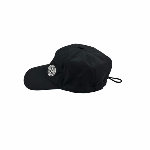 Stone Island 2020 Black Compass Logo Cap - Large