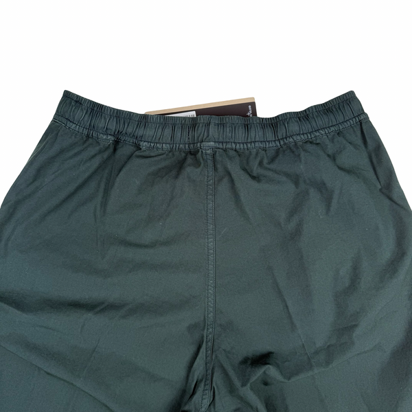 Stone Island 2025 Dark Green Loose Fit Cotton Trousers- 34" Large - 36" XL