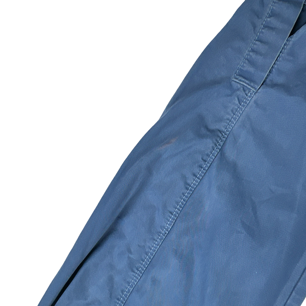 Stone Island 2020 Blue Zipped Cotton Overshirt - Medium