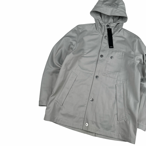 Stone Island 2022 Workwear R-Gabardine 3/1 Cotton Buttoned Jacket - Medium