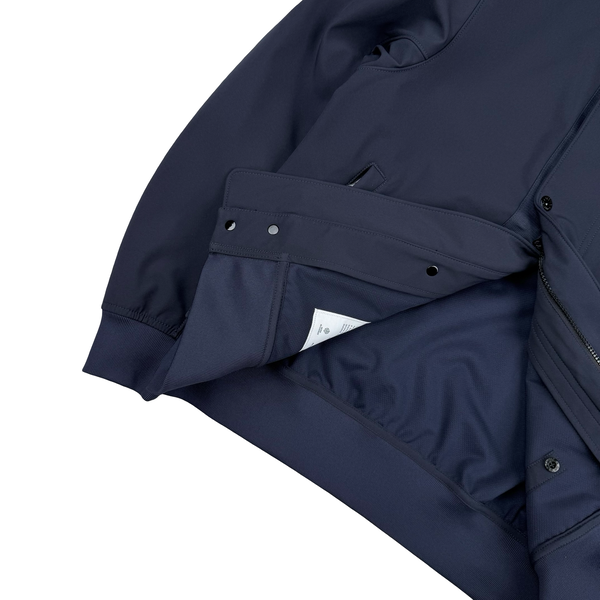 Stone Island 2026 Navy Light Soft Shell-R Zipped Jacket - Small