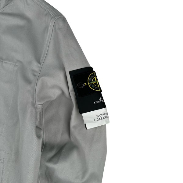 Stone Island 2022 Workwear R-Gabardine 3/1 Cotton Buttoned Jacket - Medium