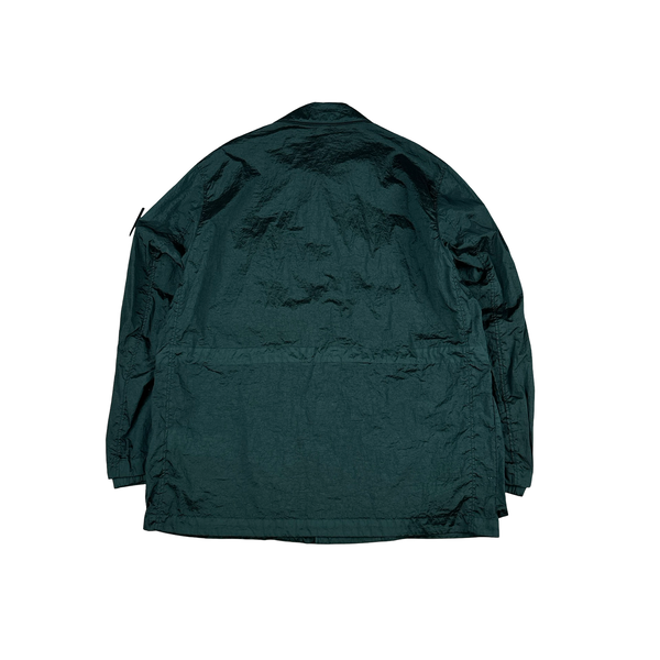 Stone Island 2023 Sage Green Nylon Metal Watro TC Econyl Nylon Overshirt Jacket - XL