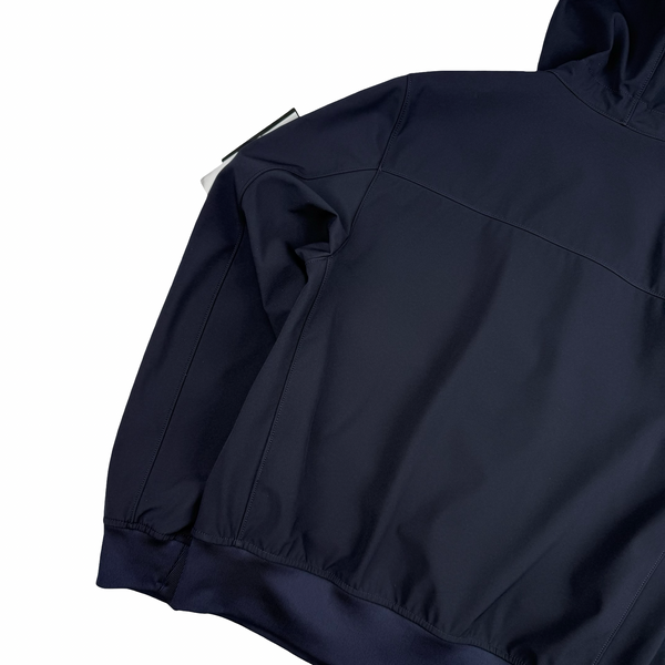 Stone Island 2026 Navy Light Soft Shell-R Zipped Jacket - Small