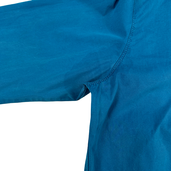 Stone Island 2020 Blue Zipped Chest Pocket Overshirt - Medium