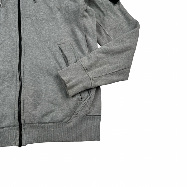 Stone Island 2013 Grey Zip Up Hoodie - Large