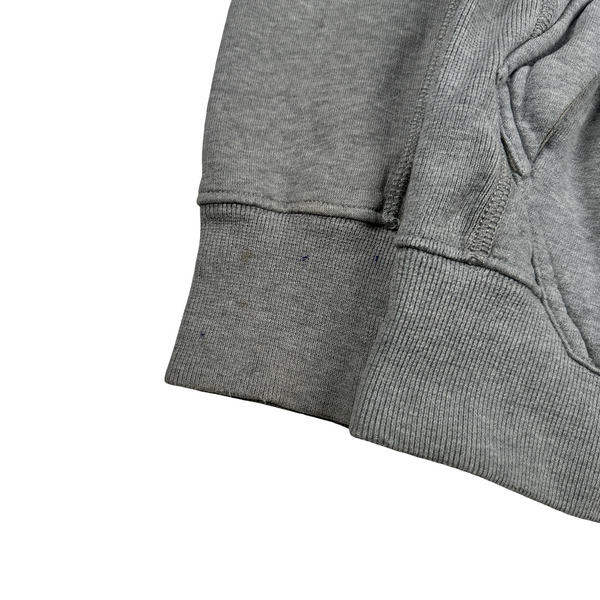 Stone Island 2013 Grey Zip Up Hoodie - Large