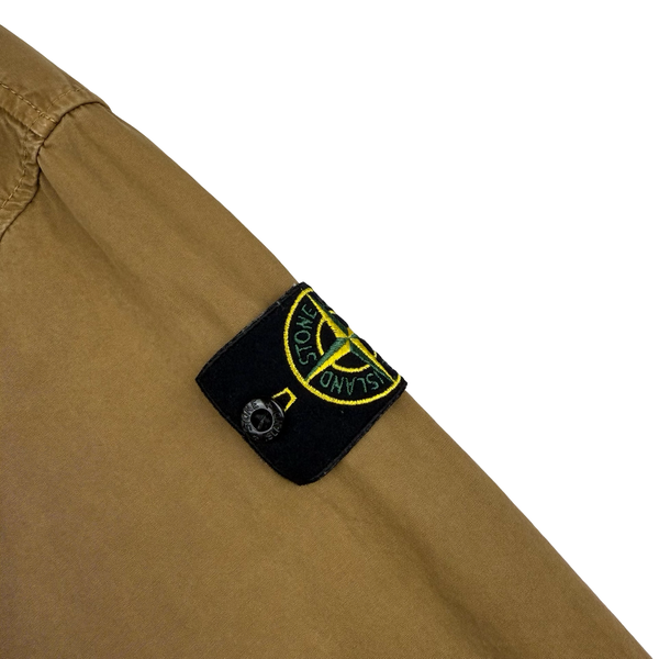 Stone Island 2023 Tan Cotton Overshirt - XL