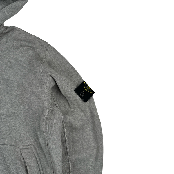 Stone Island 2013 Grey Zip Up Hoodie - Large