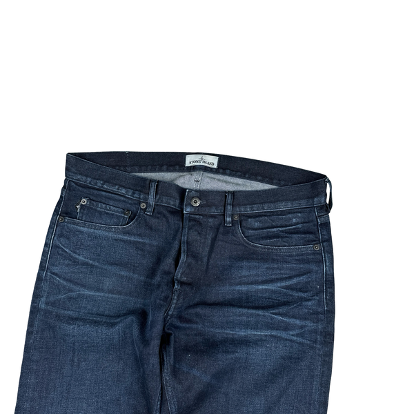 Stone Island 2018 Slim Fit Dark Denim Jeans - 36"